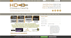Desktop Screenshot of hdconsultants.net