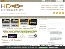 Tablet Screenshot of hdconsultants.net